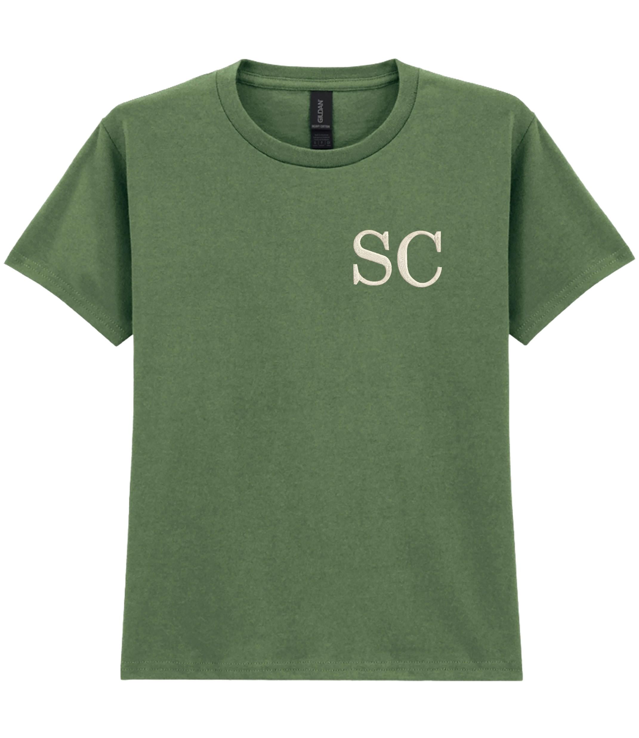 Embroidered Personalised Kids T-Shirt Custom Design Your Text