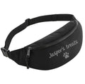 Personalised Name Dog Treats Belt Bag - Custom Puppy Walking Training Cross Body Bumbag