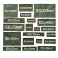 Personalised Embroidered Olive Patches Sew/Iron/VELCRO® Custom Text Molle Morale Badges