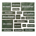 Personalised Embroidered Olive Patches Sew/Iron/VELCRO® Custom Text Molle Morale Badges