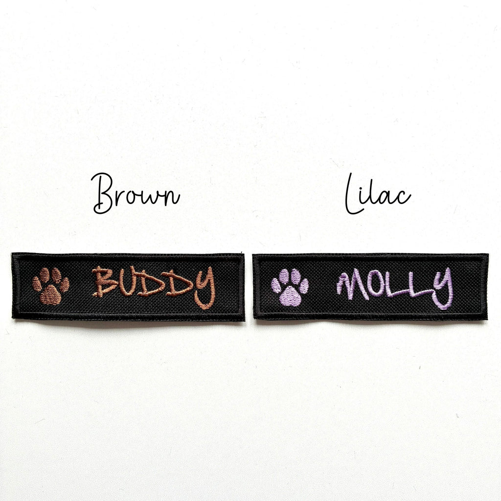 VELCRO® Patch To Fit Julius K9 Dog Harness Personalised Embroidered Custom Text Badge