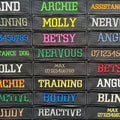 VELCRO® Patch To Fit Julius K9 Dog Harness Personalised Embroidered Custom Text Badge