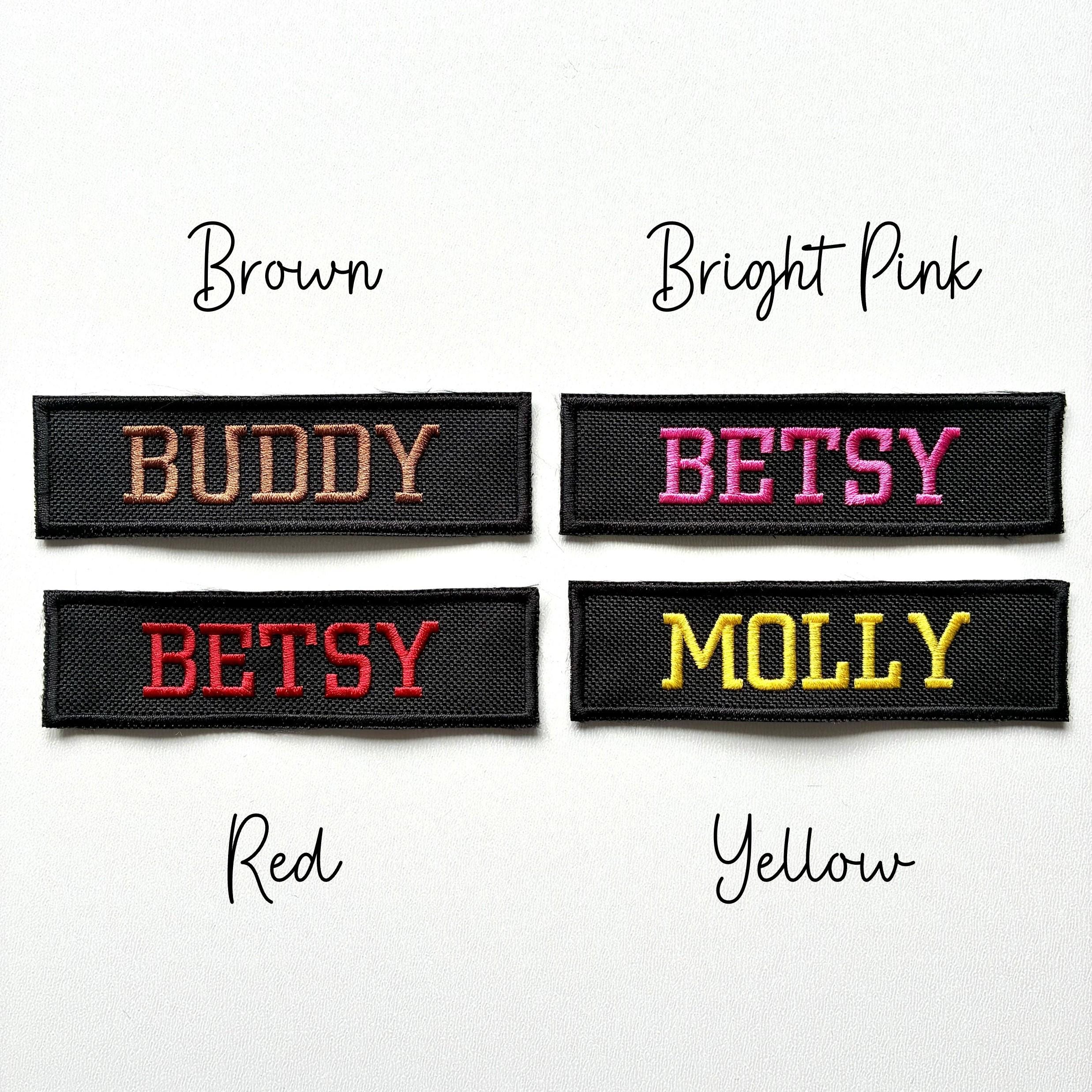 VELCRO® Patch To Fit Julius K9 Dog Harness Personalised Embroidered Custom Text Badge