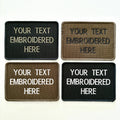 Personalised Embroidered Text Patch Hook Loop Custom Military Molle Morale Badge