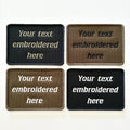 Personalised Embroidered Text Patch Hook Loop Custom Military Molle Morale Badge