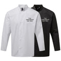 Embroidered Personalised Text Chef's Long Sleeve Jacket Custom Business Kitchen Uniform
