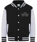 Embroidered Personalised Text Kids Varsity Jacket Childrens Custom Name Letterman College Baseball