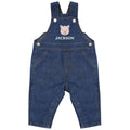 Embroidered Pig Personalised Name Baby & Toddler Cotton Denim Dungarees Custom Farmyard Barn Animals