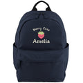 Embroidered Girls Personalised Name Berry Cute Small Backpack Custom Text School Rucksack Nursery Bag