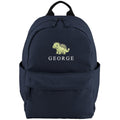 Embroidered Kids Dinosaur Personalised Name Small Backpack Boys Custom School Rucksack Nursery Bag