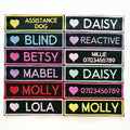 VELCRO® Patch To Fit Julius K9 Dog Harness Personalised Embroidered Custom Text Badge