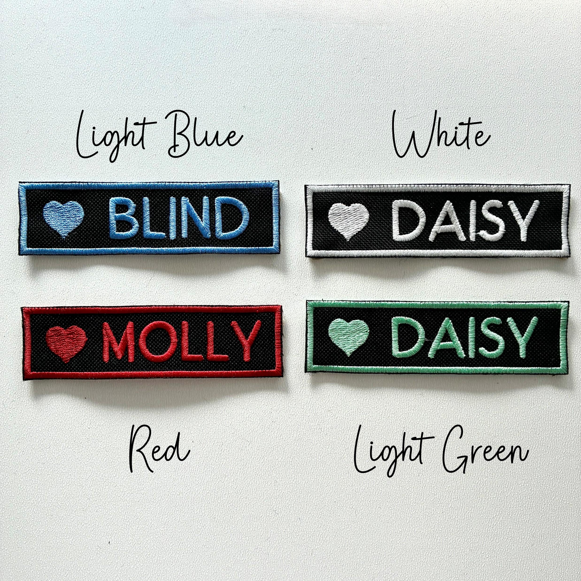 VELCRO® Patch To Fit Julius K9 Dog Harness Personalised Embroidered Custom Text Badge