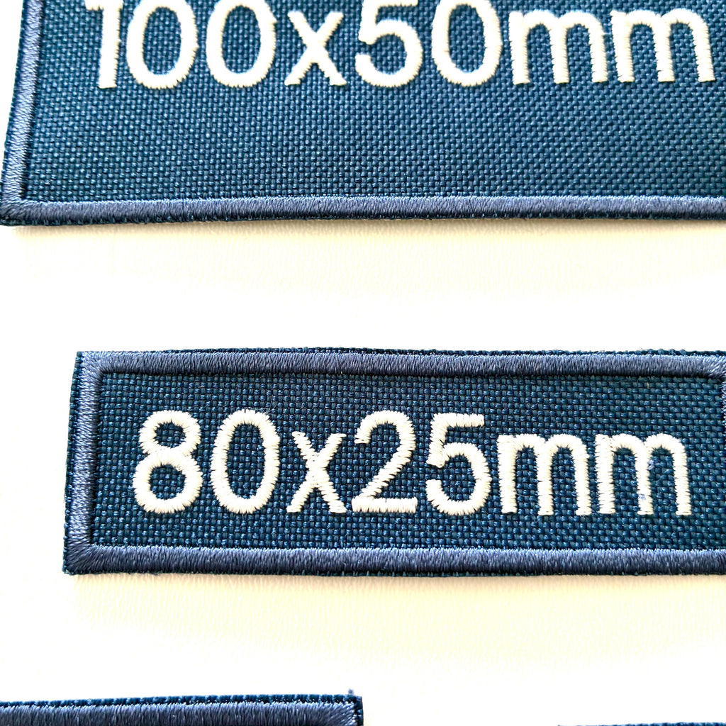 Personalised Embroidered Navy Patches Sew/Iron/VELCRO® Custom Text Molle Morale Badges