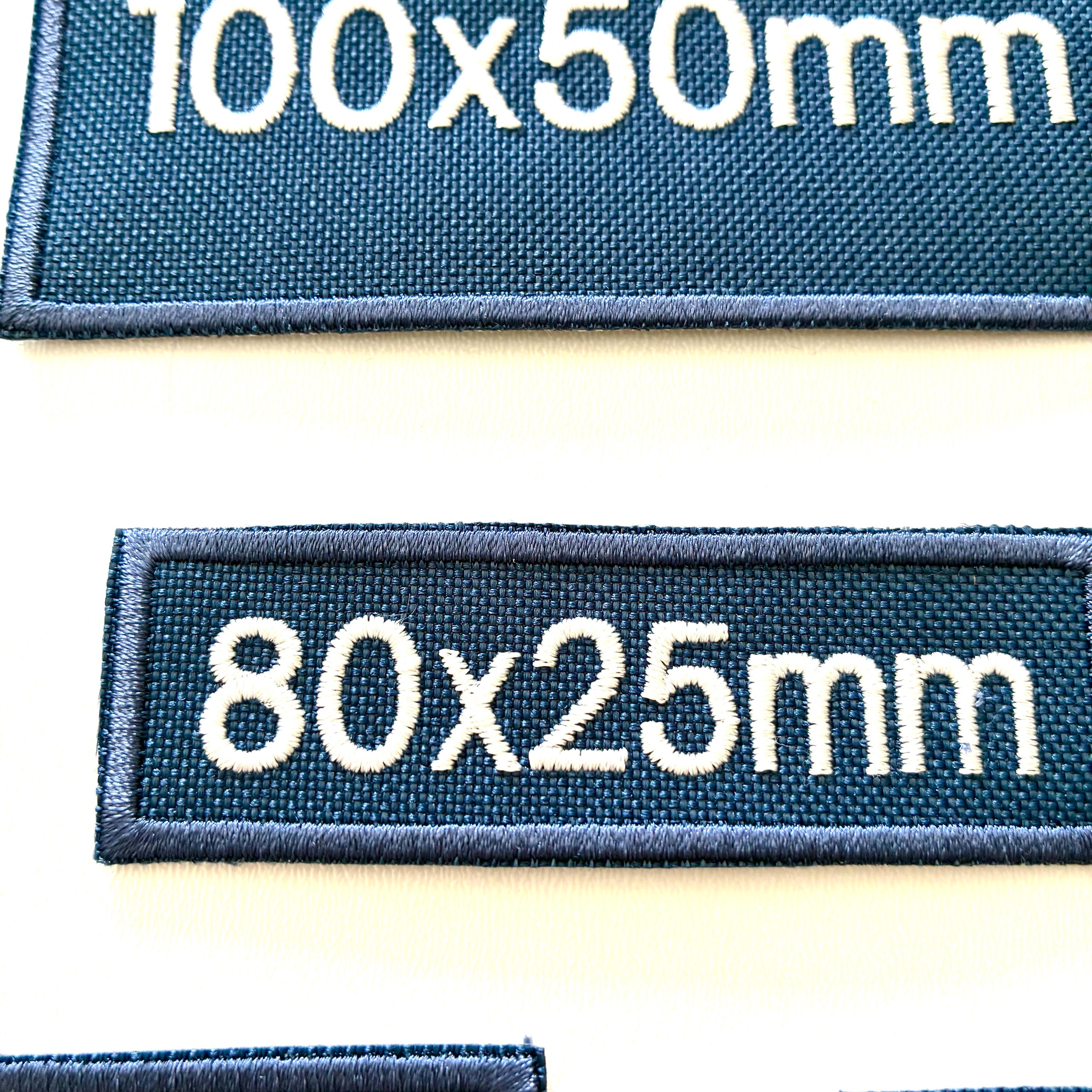 Personalised Embroidered Navy Patches Sew/Iron/VELCRO® Custom Text Molle Morale Badges