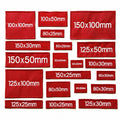 Personalised Embroidered Red Patches Sew/Iron/VELCRO® Custom Text Molle Morale Badges