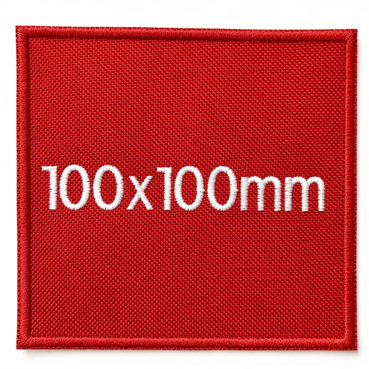 Personalised Embroidered Red Patches Sew/Iron/VELCRO® Custom Text Molle Morale Badges