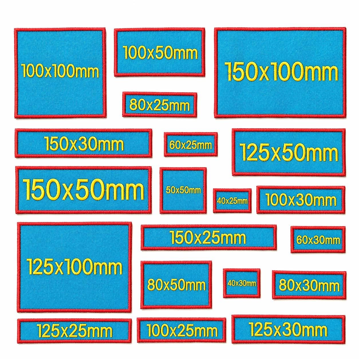 Personalised Embroidered Turquoise Patches Sew/Iron/VELCRO® Custom Text Molle Morale Badges