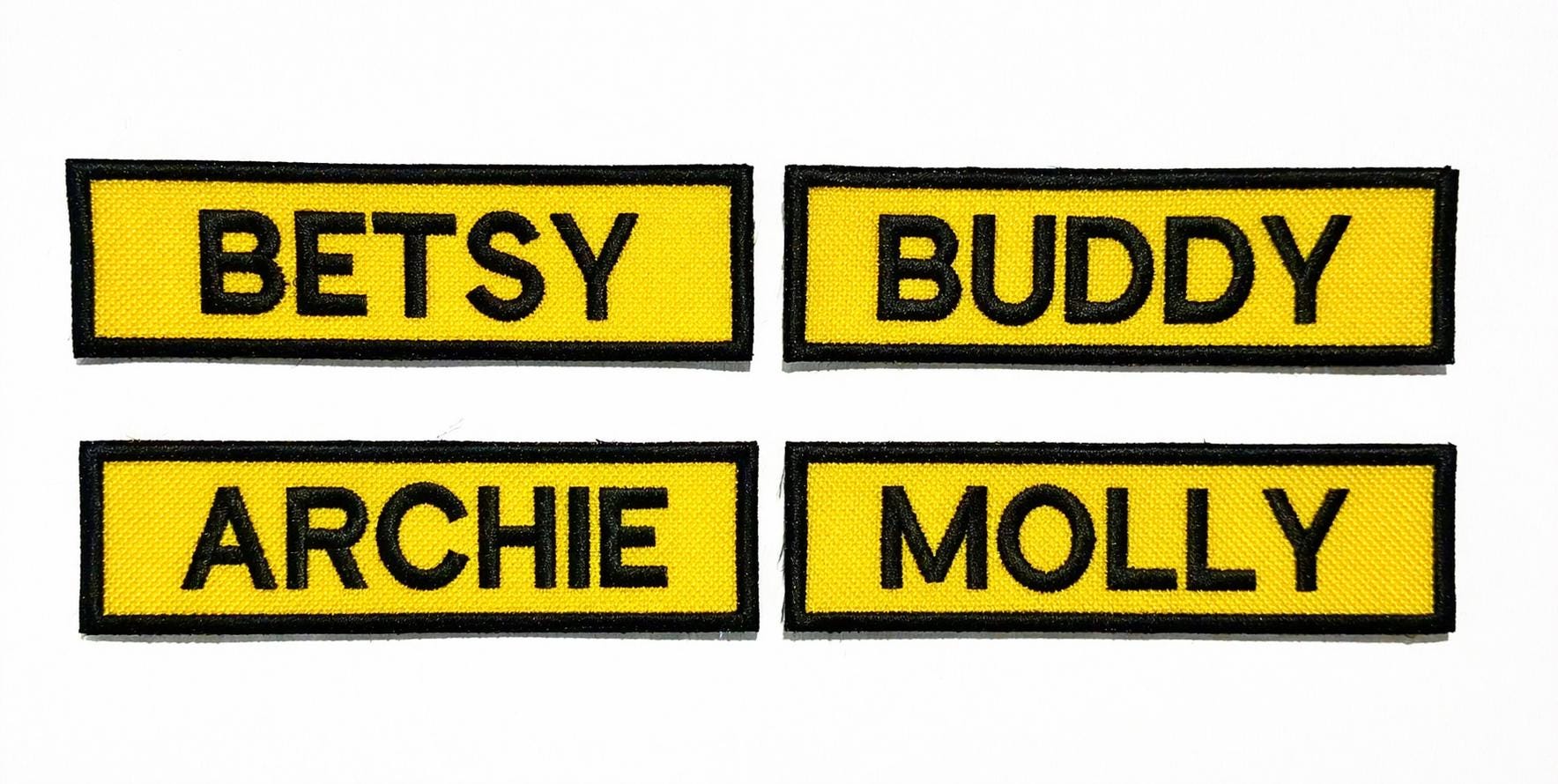 VELCRO® Patch To Fit Julius K9 Dog Harness Personalised Embroidered Custom Text Badge
