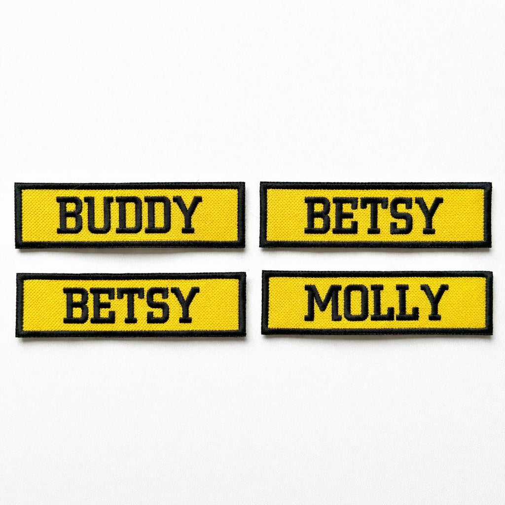 VELCRO® Patch To Fit Julius K9 Dog Harness Personalised Embroidered Custom Text Badge