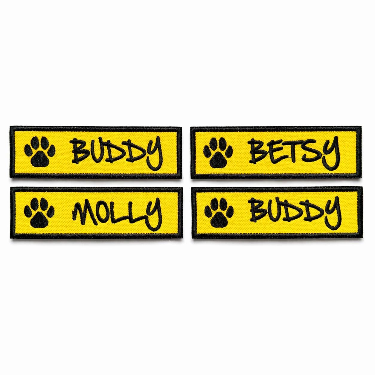 VELCRO® Patch To Fit Julius K9 Dog Harness Personalised Embroidered Custom Text Badge