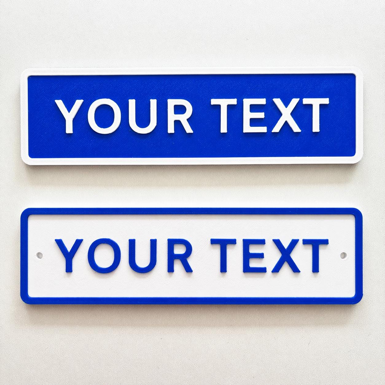 Personalised Your Text Sign – Custom Street Road House Decoration Plate Plaque