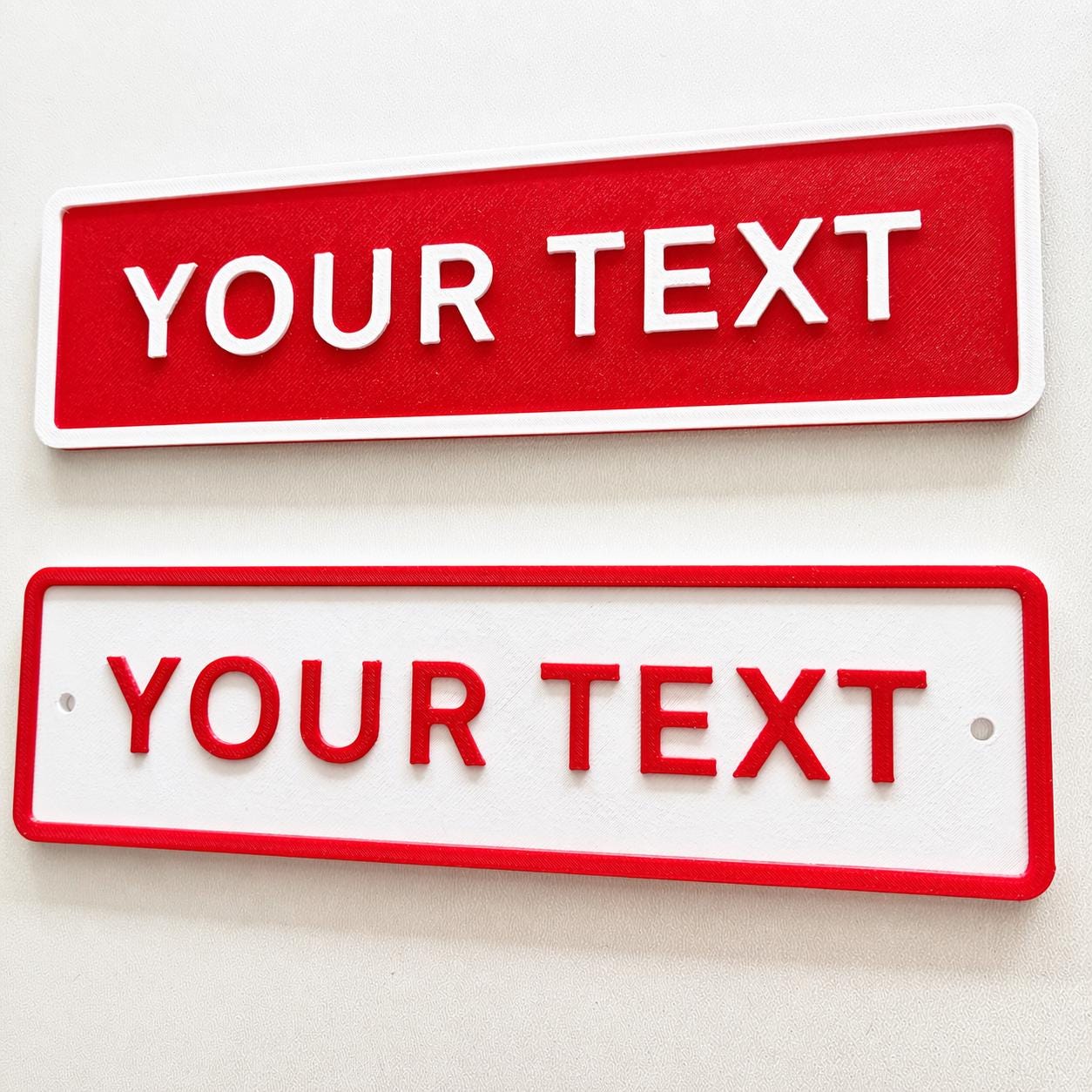Personalised Your Text Sign – Custom Street Road House Decoration Plate Plaque