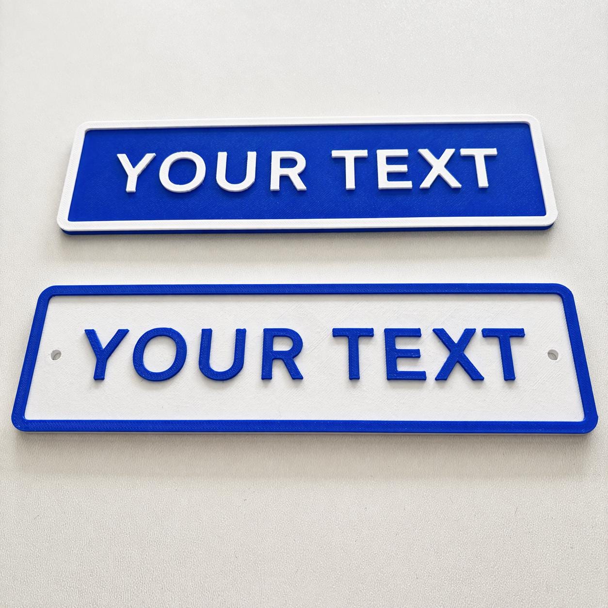 Personalised Your Text Sign – Custom Street Road House Decoration Plate Plaque