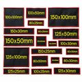 Personalised Embroidered Black Patches Sew/Iron/VELCRO® Custom Text Molle Morale Badges