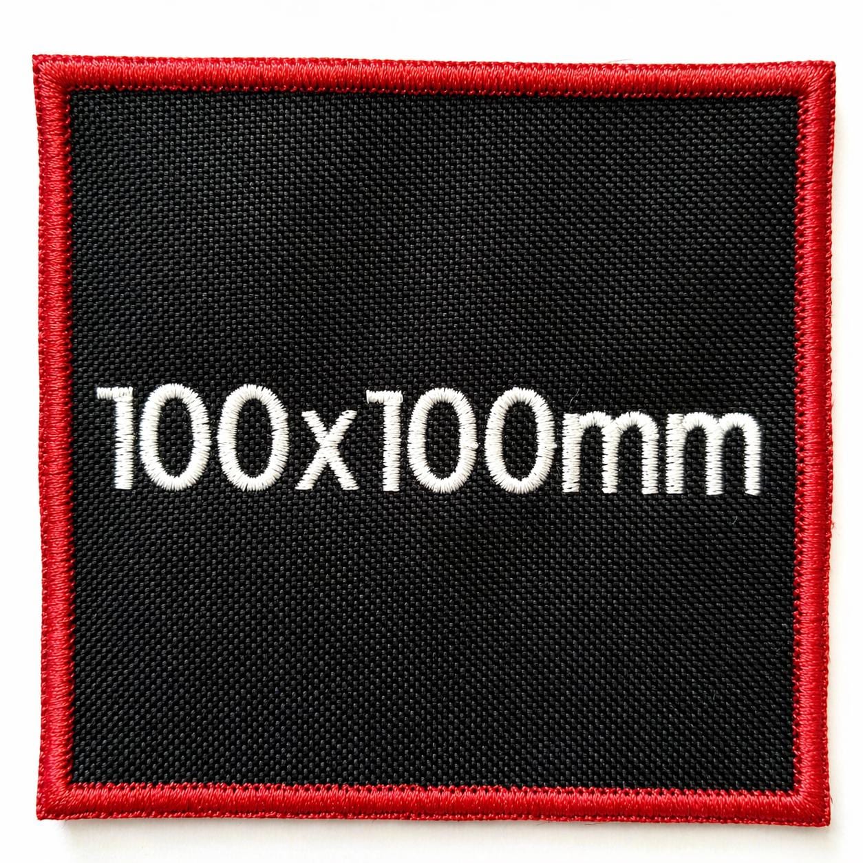 Personalised Embroidered Black Patches Sew/Iron/VELCRO® Custom Text Molle Morale Badges