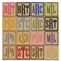 Personalised Embroidered Monogram Initials Patch Iron On & Sew On Custom Text Badge