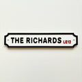 Personalised Text Sign – Custom Street Road Post Code House Decoration Plate