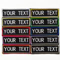 Personalised Embroidered Patches Sew/Iron/VELCRO® Custom Text Molle Morale Badges