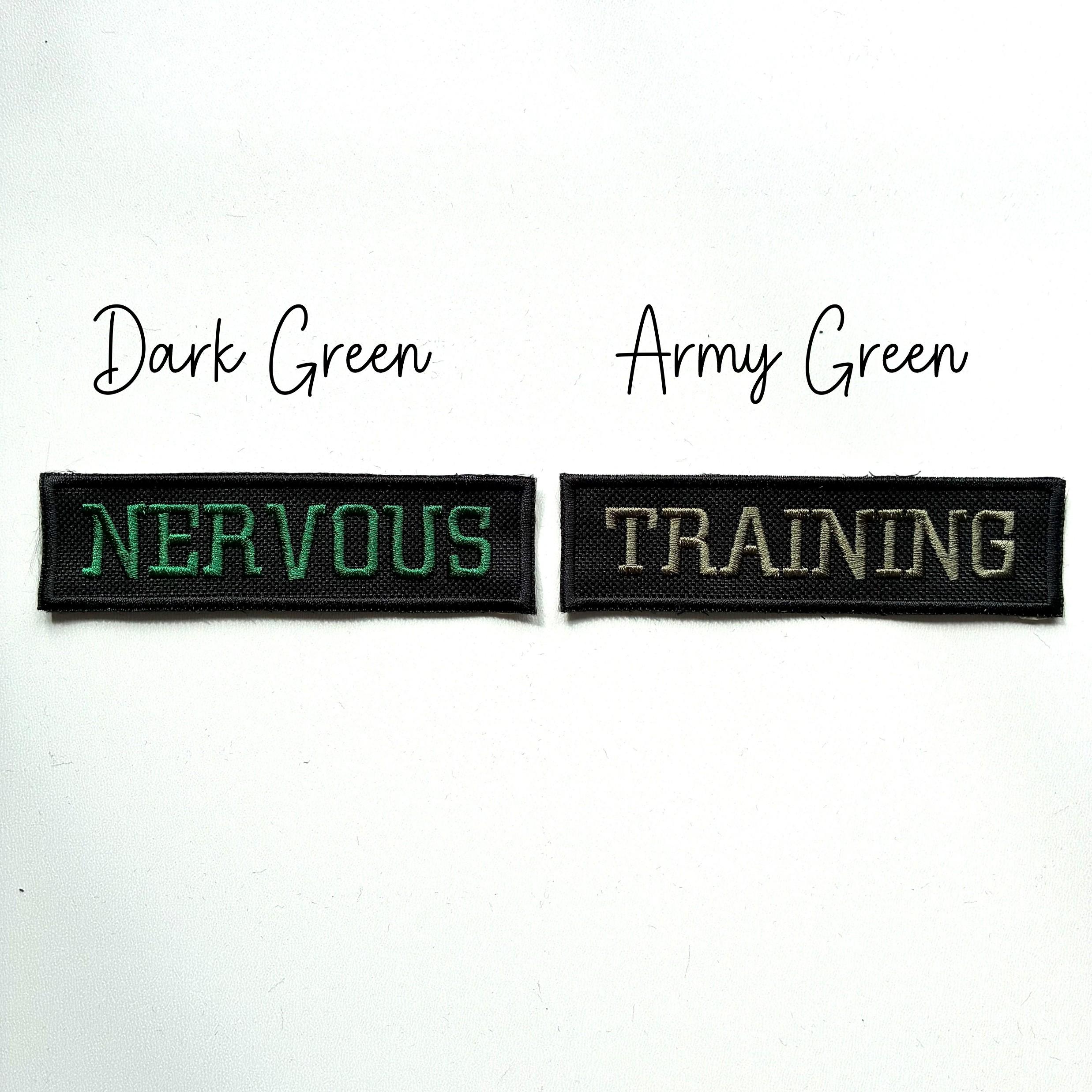 VELCRO® Patch To Fit Julius K9 Dog Harness Personalised Embroidered Custom Text Badge