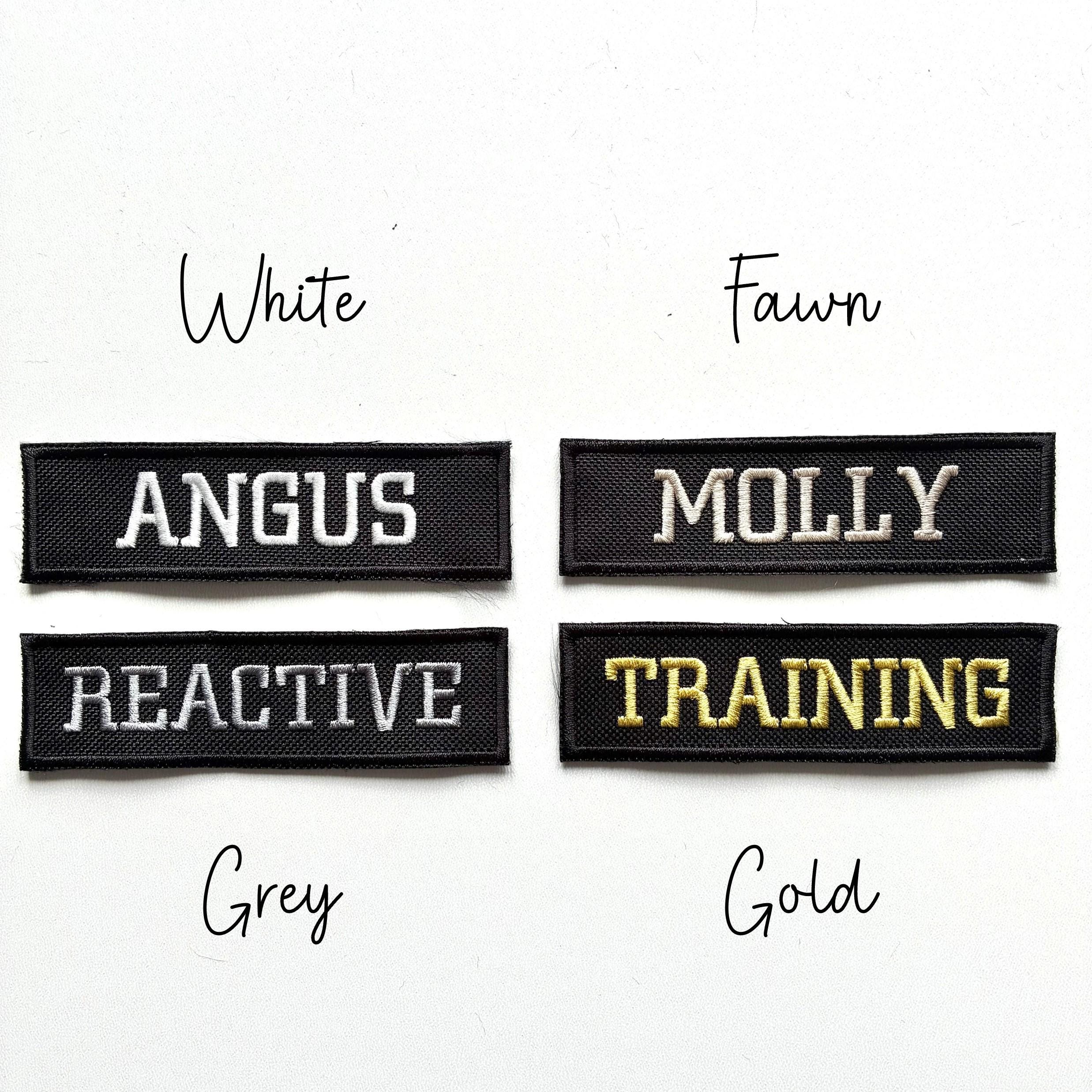 VELCRO® Patch To Fit Julius K9 Dog Harness Personalised Embroidered Custom Text Badge