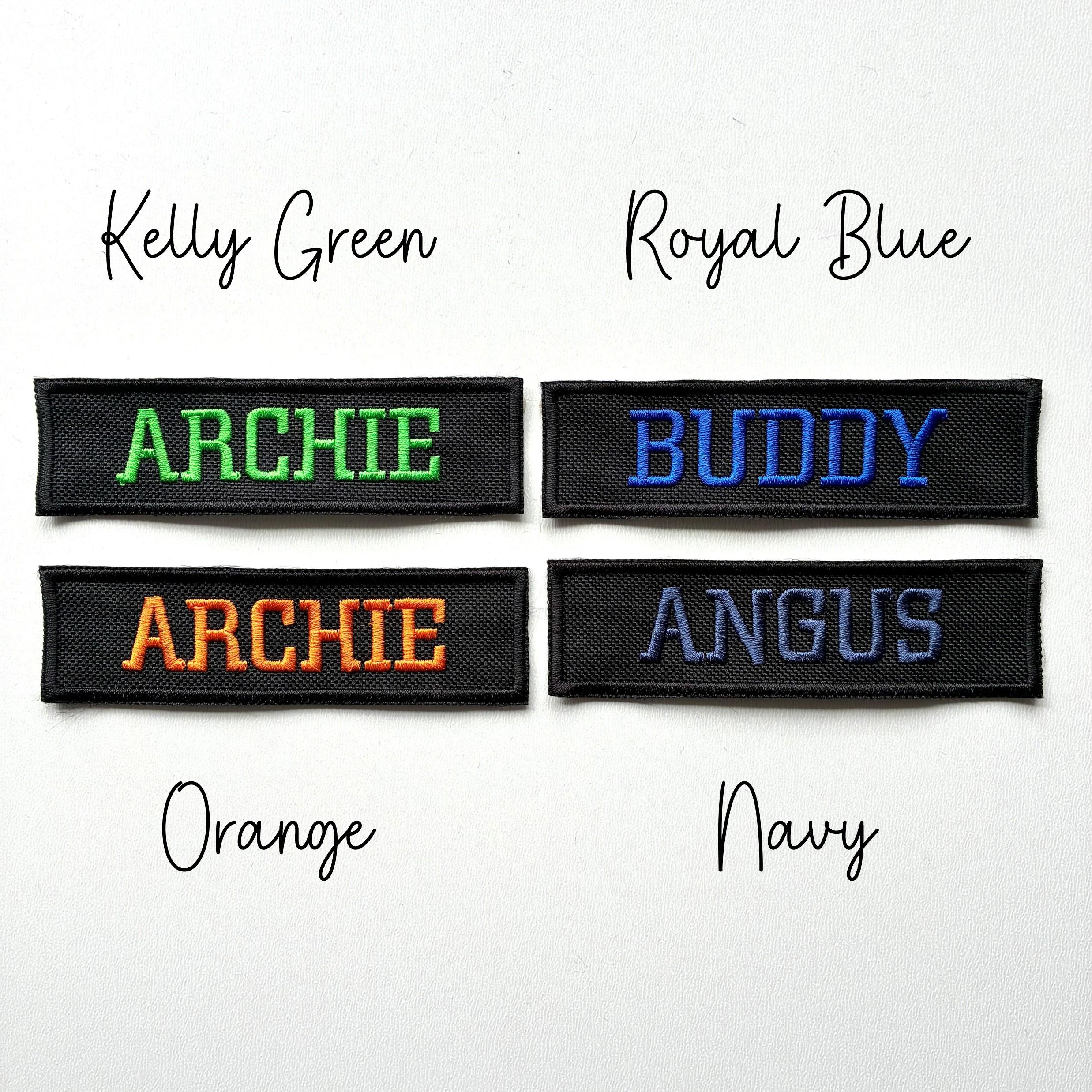VELCRO® Patch To Fit Julius K9 Dog Harness Personalised Embroidered Custom Text Badge