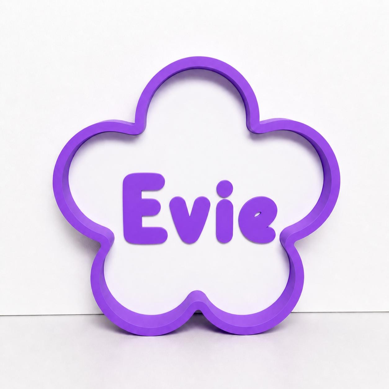 Personalised Freestanding Flower Sign Girls Name Bedroom Decoration Door Plaque