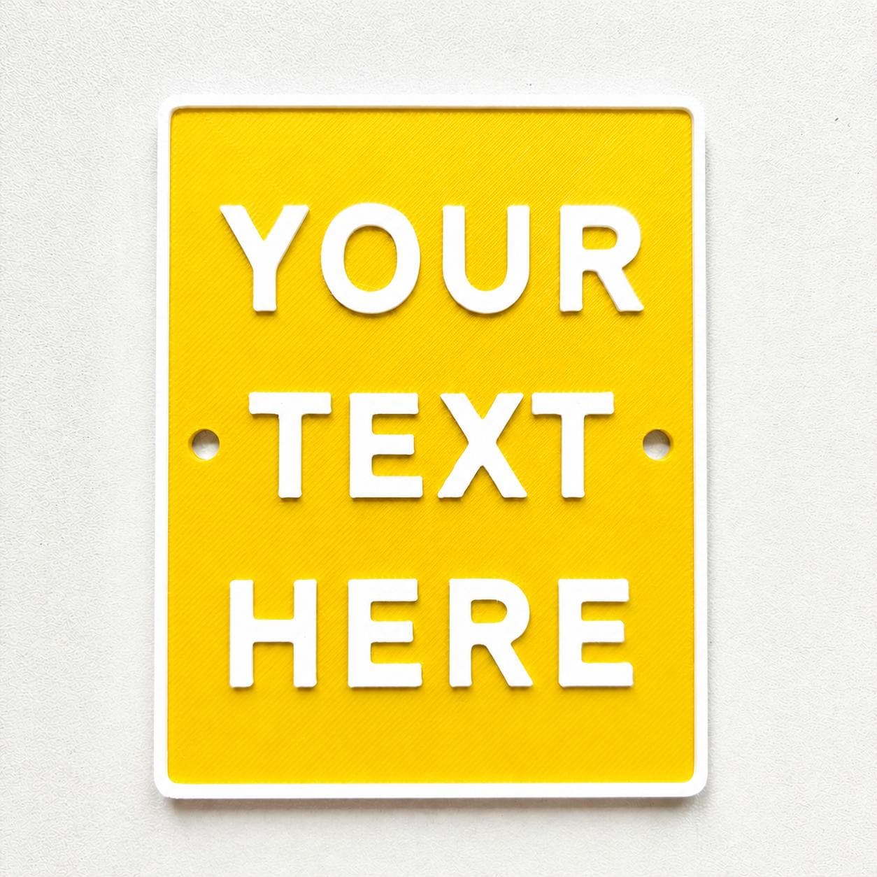 Personalised Your Text Sign – Custom House Decoration Plate Warning Plaque