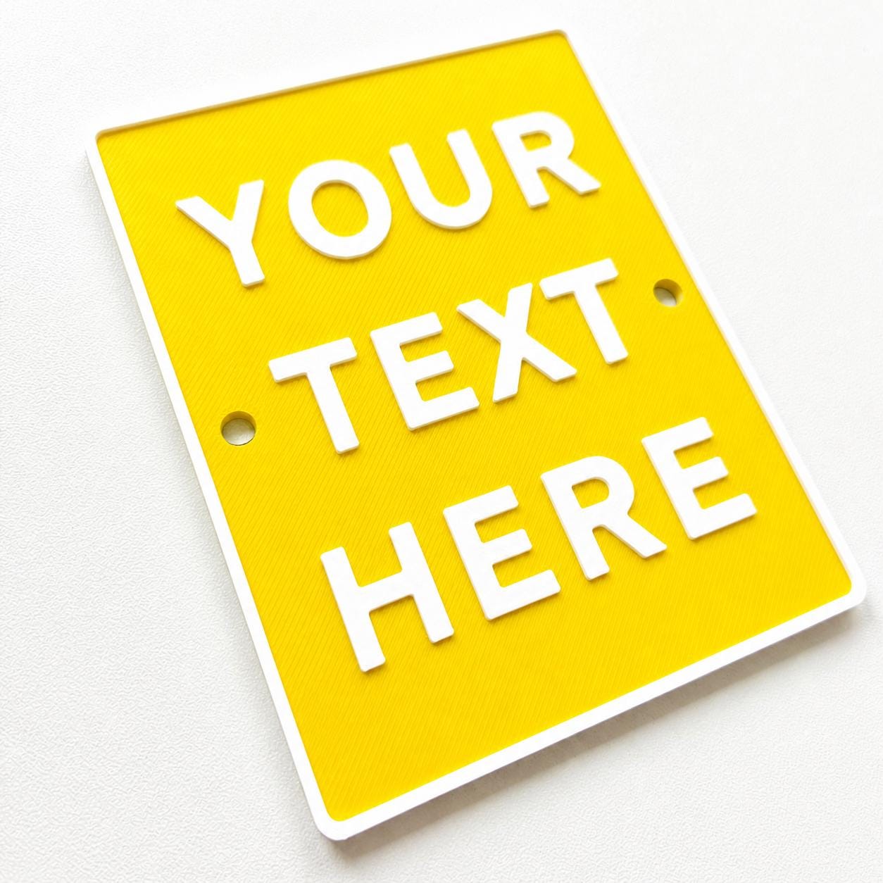 Personalised Your Text Sign – Custom House Decoration Plate Warning Plaque