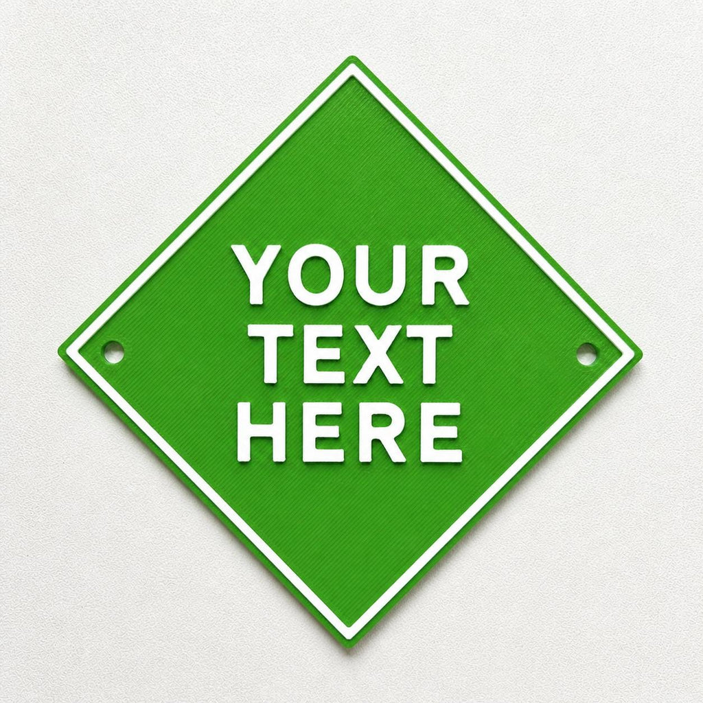 Personalised Your Text Sign – Custom House Decoration Plate Warning Plaque