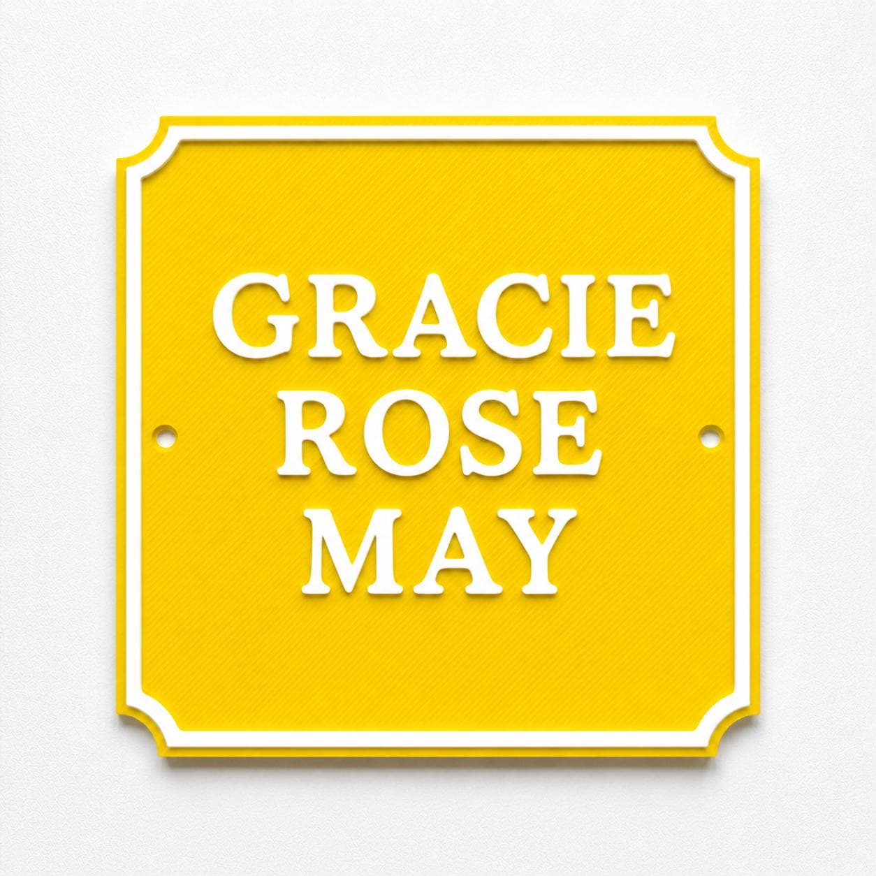 Personalised Kids Name Door Sign – Custom Girls Boys Bedroom Decoration Plate