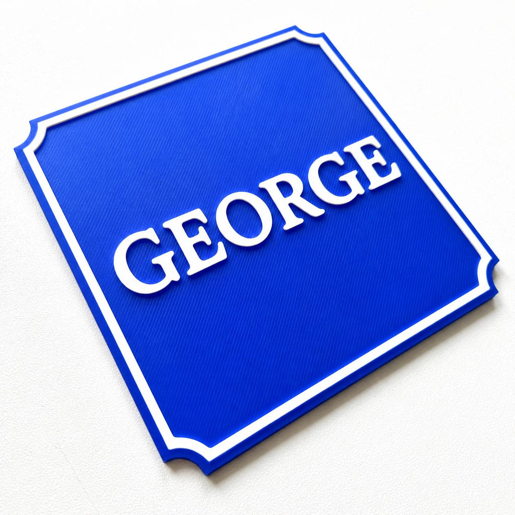 Personalised Kids Name Door Sign – Custom Girls Boys Bedroom Decoration Plate