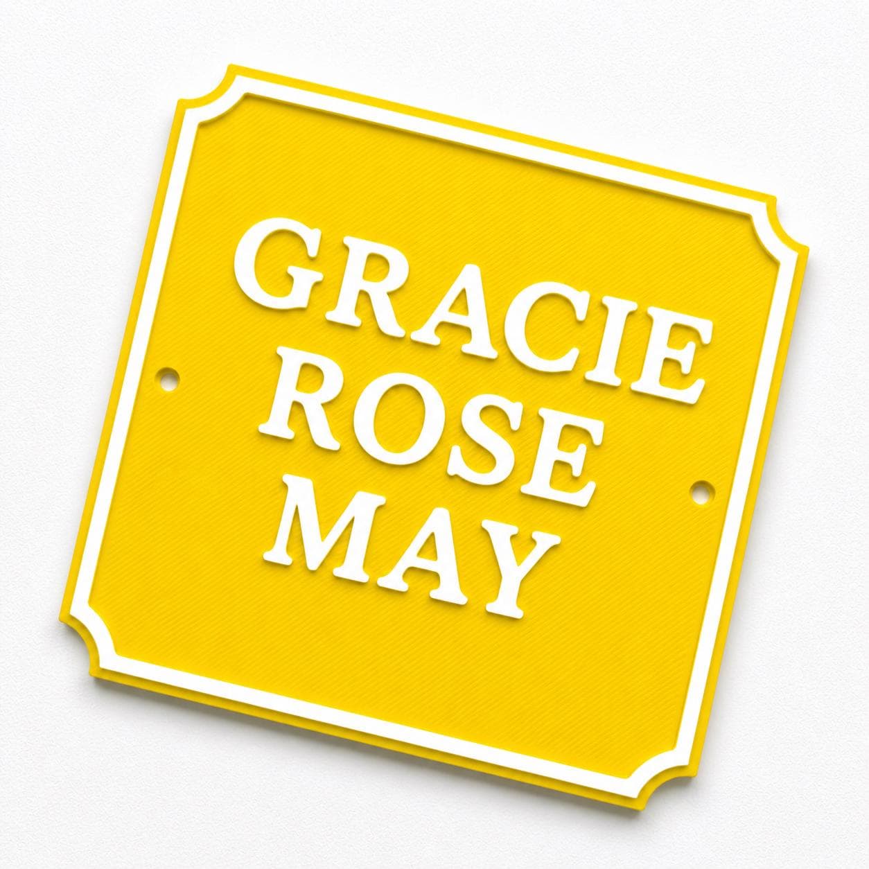 Personalised Kids Name Door Sign – Custom Girls Boys Bedroom Decoration Plate