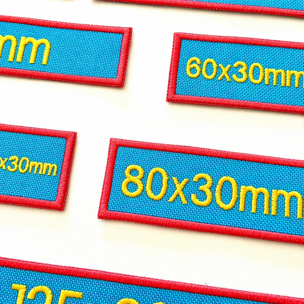 Personalised Embroidered Turquoise Patches Sew/Iron/VELCRO® Custom Text Molle Morale Badges