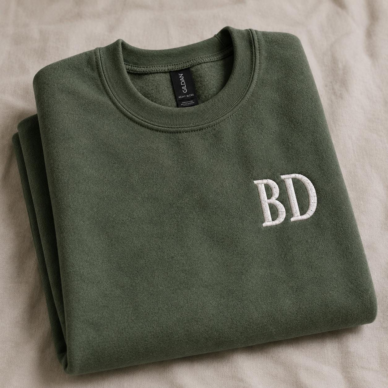Embroidered Personalised Adults Sweatshirt 23 Colours S-5XL Custom Design Your Text
