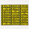 VELCRO® Patch To Fit Julius K9 Dog Harness Personalised Embroidered Custom Text Badge