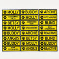 VELCRO® Patch To Fit Julius K9 Dog Harness Personalised Embroidered Custom Text Badge