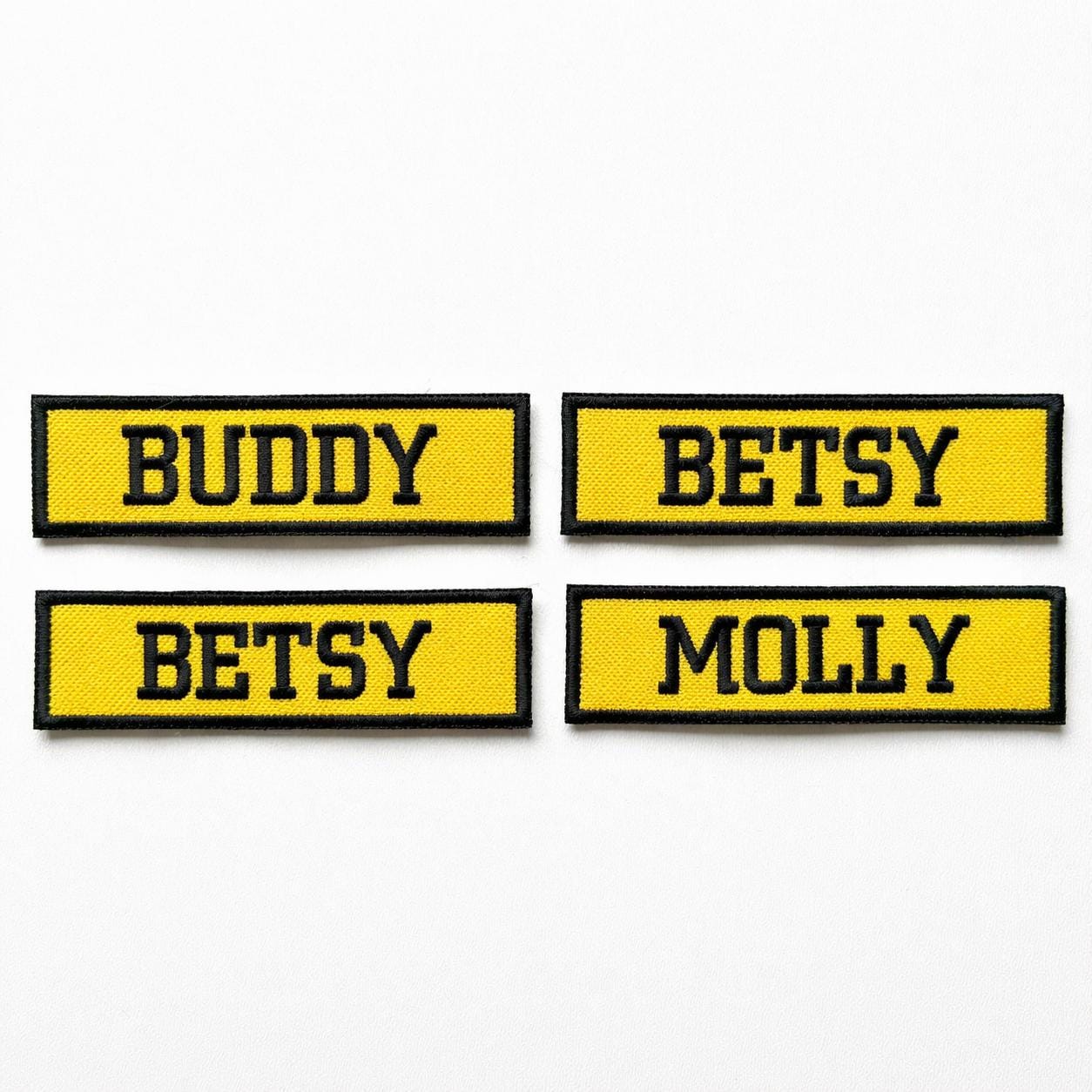 VELCRO® Patch To Fit Julius K9 Dog Harness Personalised Embroidered Custom Text Badge