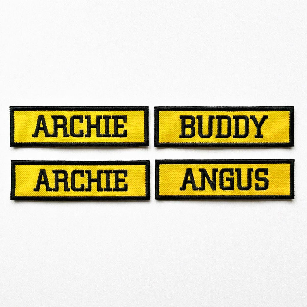 VELCRO® Patch To Fit Julius K9 Dog Harness Personalised Embroidered Custom Text Badge