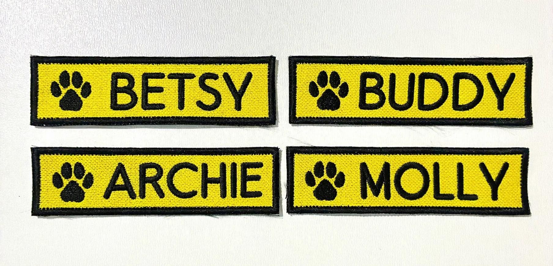 VELCRO® Patch To Fit Julius K9 Dog Harness Personalised Embroidered Custom Text Badge