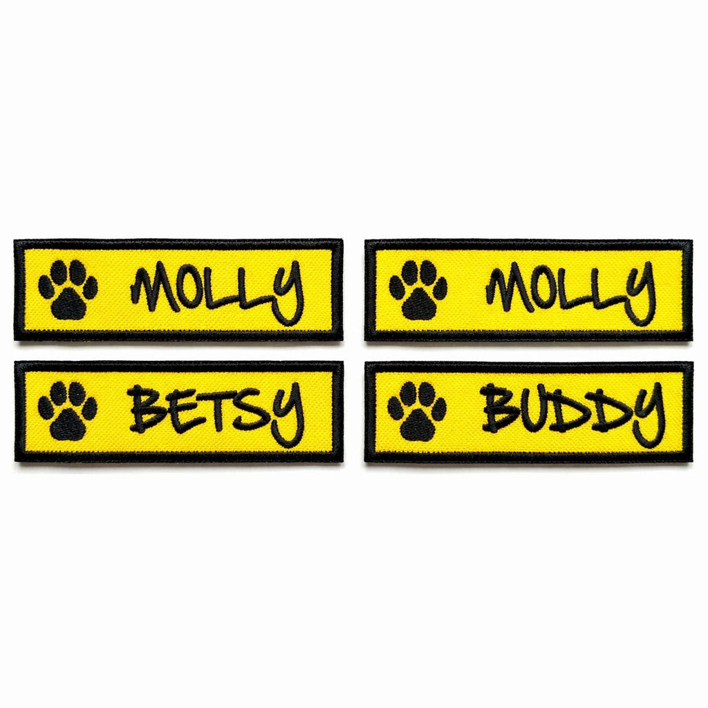 VELCRO® Patch To Fit Julius K9 Dog Harness Personalised Embroidered Custom Text Badge